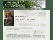 Tablet Screenshot of karlaaustin.com